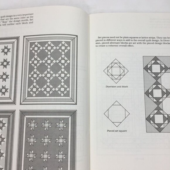 Vintage 1984 Projects For Blocks And Borders Quilt Pattern Book Marsha McCloskey - Picture 5 of 12